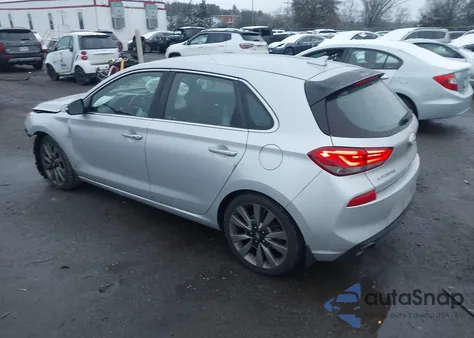 2018 Hyundai Elantra Gt Sport из США, поврежденный, VIN KMHH55LC1JU071379